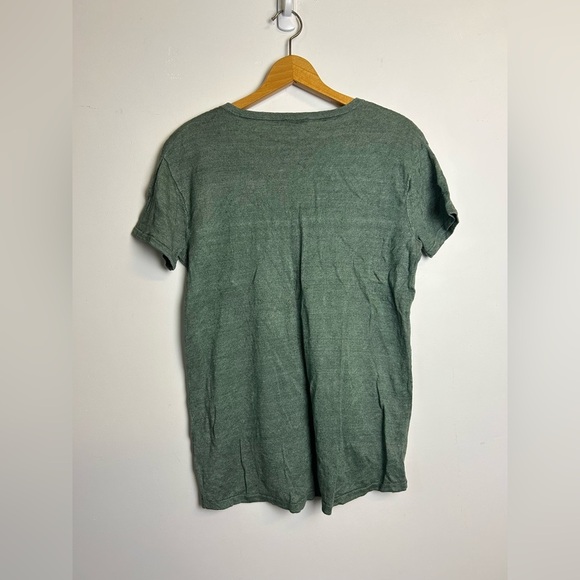 Talbots Green Knit Top 100% Linen size S Minimalist Natural old Money summer - Picture 2 of 11
